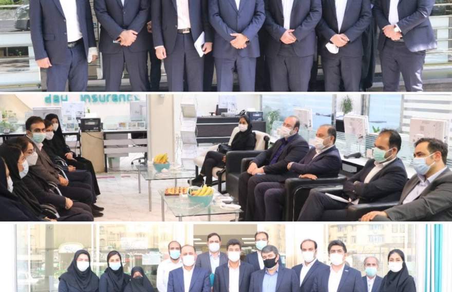 بازدید مدیرعامل شرکت بیمه دی از شعب تهران